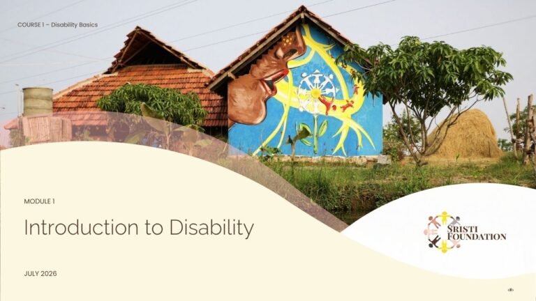 Course 1.1 – Introduction to Disability