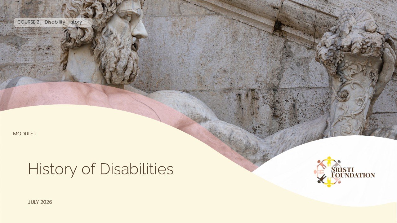 Course 5.1 – History of Disability