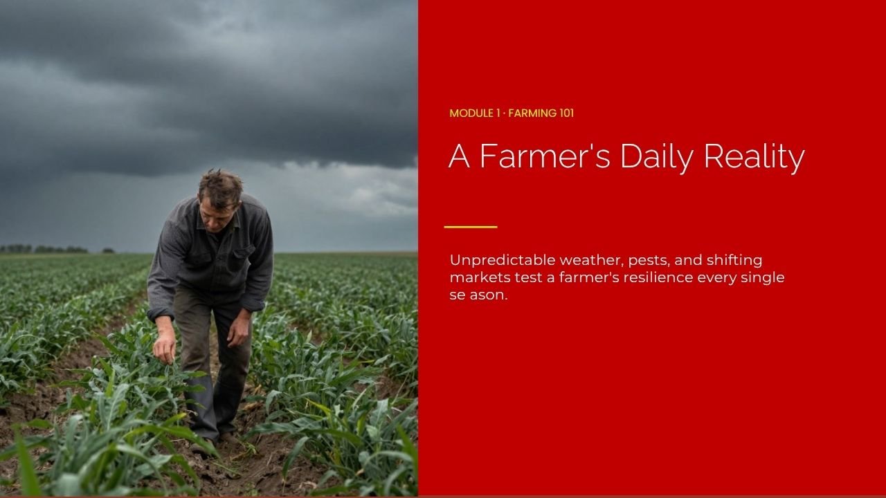 Topic 16 – A Farmer’s Daily Reality