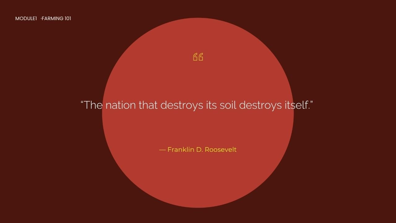 Topic 10 – The Importance of Healthy Soil